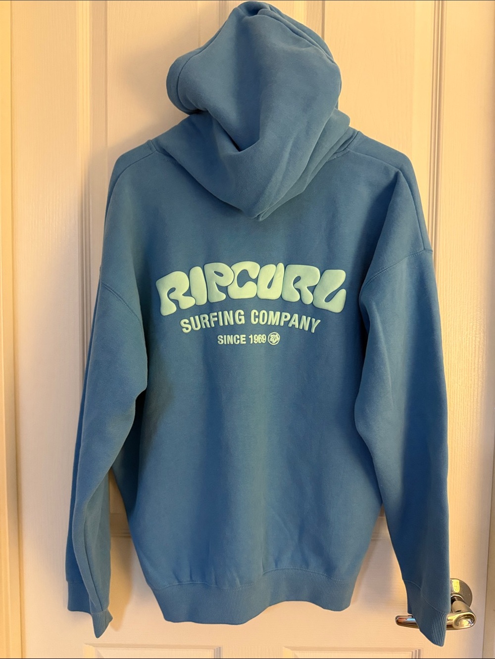 BNWT Rip Curl Blue Surfing Company Pullover Hoodie, sz Small